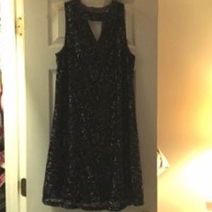 Maurices Dresses - Maurice's Navy Metallic Dress Maurices Dresses - Maurice's Navy Metallic Dress